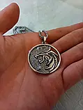 Медальйон Відьмака - Кулон The Witcher Відьмачий круглий, фото 2