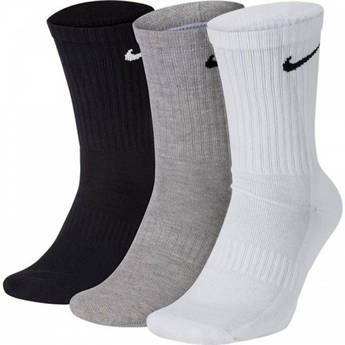 Шкарпетки спортивні NIKE (3 пари) SX7676-964, Розмір (EU) — 38-42
