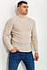 Светр-гольф чоловічий, колір світло-бежевий, 161R892, фото 2