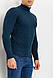 Светр-гольф чоловічий, колір джинс, 161R892, фото 4