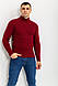 Светр-гольф чоловічий, колір бордовий, 161R892, фото 2