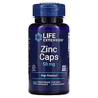 Витамины и минералы Life Extension Zinc 50 mg, 90 вегакапсул