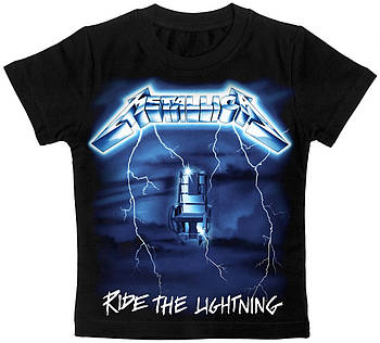 Дитяча футболка Metallica "Ride the Lightning" (чорна)