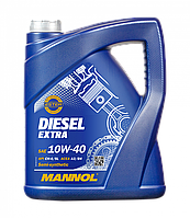 MANNOL 7504 Diesel Extra 10W-40 5л. Полусинтетическое дизельное масло