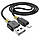 Кабель Borofone BX59 USB - Lightning 2.4A/1m (Чорний), фото 3
