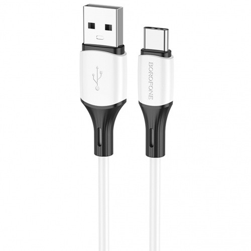 Кабель Borofone BX79 USB - Type-C 3A/1m (Білий)