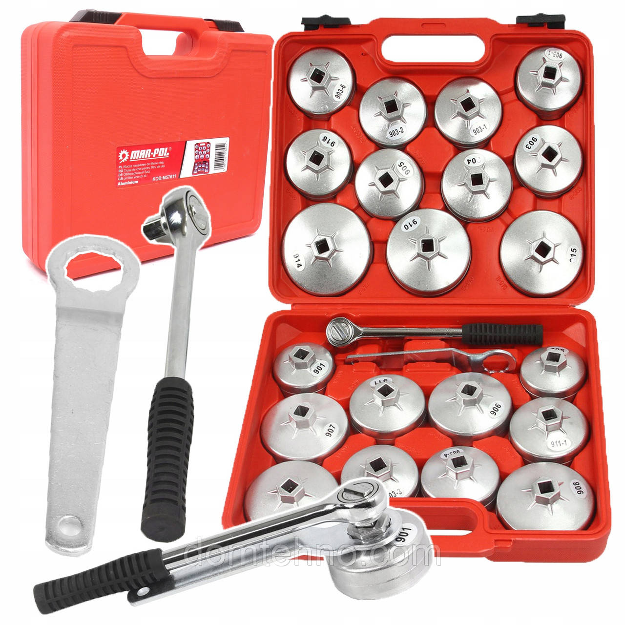 Ключі для відкручування масляних фільтрів в легкових автомобілях і мікроавтобусах M57611