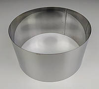 Кондитерская форма для выпечки круг нержавеющая сталь Ø 12 см, В - 8.5 см.