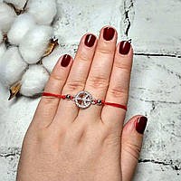 Браслет червона нитка, пацифик символ світу