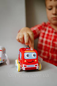 Набір м'яких машинок 4шт HE 0204