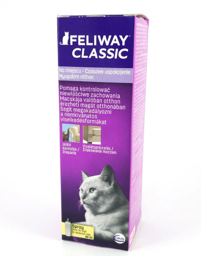 Феливей (Feliway) класик спрей, 60 мл Для регулирования поведения кошек ...