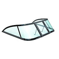 Ветровое стекло для моторной лодки катера Gala Progress 4 материал каленое зеленое стекло