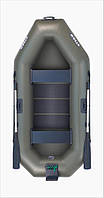 Надувная гребная ПВХ лодка Aqua Storm ST 260 DT двухместная Аква Шторм деревянный транец