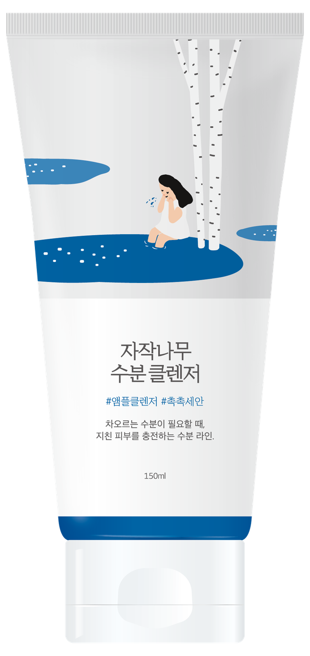 ROUND LAB Birch Juice Moisturizing Cleanser 150 ml - Гель для очищення шкіри з березовим соком