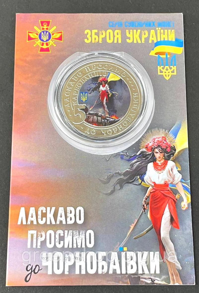 Сувенірна монета Чорнобаївка, фото 1