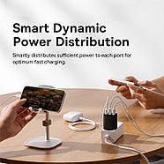 Мережевий зарядний пристрій на 3 USB BASEUS 17W Compact Charger (чорний), фото 7