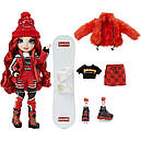 Rainbow High 574286 Winter Break Ruby Anderson Лялька Рейнбоу Хай Рубі Едуард, фото 3