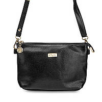 Женская маленькая сумочка через плечо Kafa 99186 на молнии черная