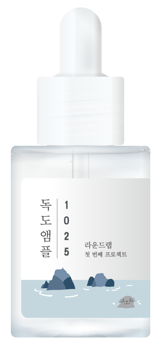 ROUND LAB 1025 Dokdo Ampule 45g - Зволожуюча сироватка для чутливої шкіри
