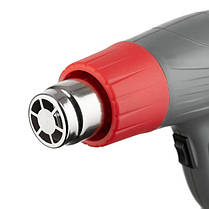 Будівельний фен INTERTOOL DT-2416: 2000Вт, 300/500 л/хв.,2 швидкості 400° и 600°C, фото 4