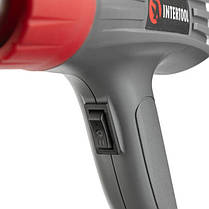 Будівельний фен INTERTOOL DT-2416: 2000Вт, 300/500 л/хв.,2 швидкості 400° и 600°C, фото 5