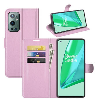 Чохол-книжка Litchie Wallet для OnePlus 9 Pro Light Pink