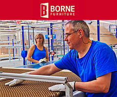 Виробництво меблевих плит для шаф від IKEA на виробництві BORNE FURNITURE  Gorzów Wielkopolski