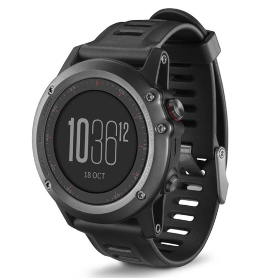 Браслет для годинника Garmin Fenix 3 HR/Fenix 5x 7x 26 мм силіконовий чорний