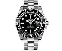 ROLEX GMT MASTER II 40MM (ETA 2834-2) SILVER BLACK. AAA.