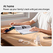 Мережевий зарядний пристрій на 3 USB BASEUS 17W Compact Charger (білий), фото 5