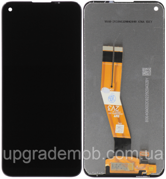Дисплей модуль тачскрин Samsung A115 Galaxy A11/M115 версія 157.5 mm чорний