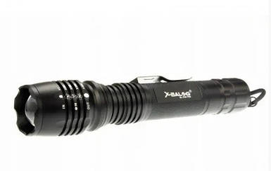 Ліхтарик X-Balong BL-P08-P50 + zoom + ЗУ220/12В +2x18650, чорний