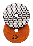 Алмазный гибкий круг (черепашка) для сухого шлифования Robotool №200, 100 мм