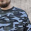 Кофта чоловіча натільна під гумку Світшот камуфляжний з начосом Великі розміри 4XL, фото 6