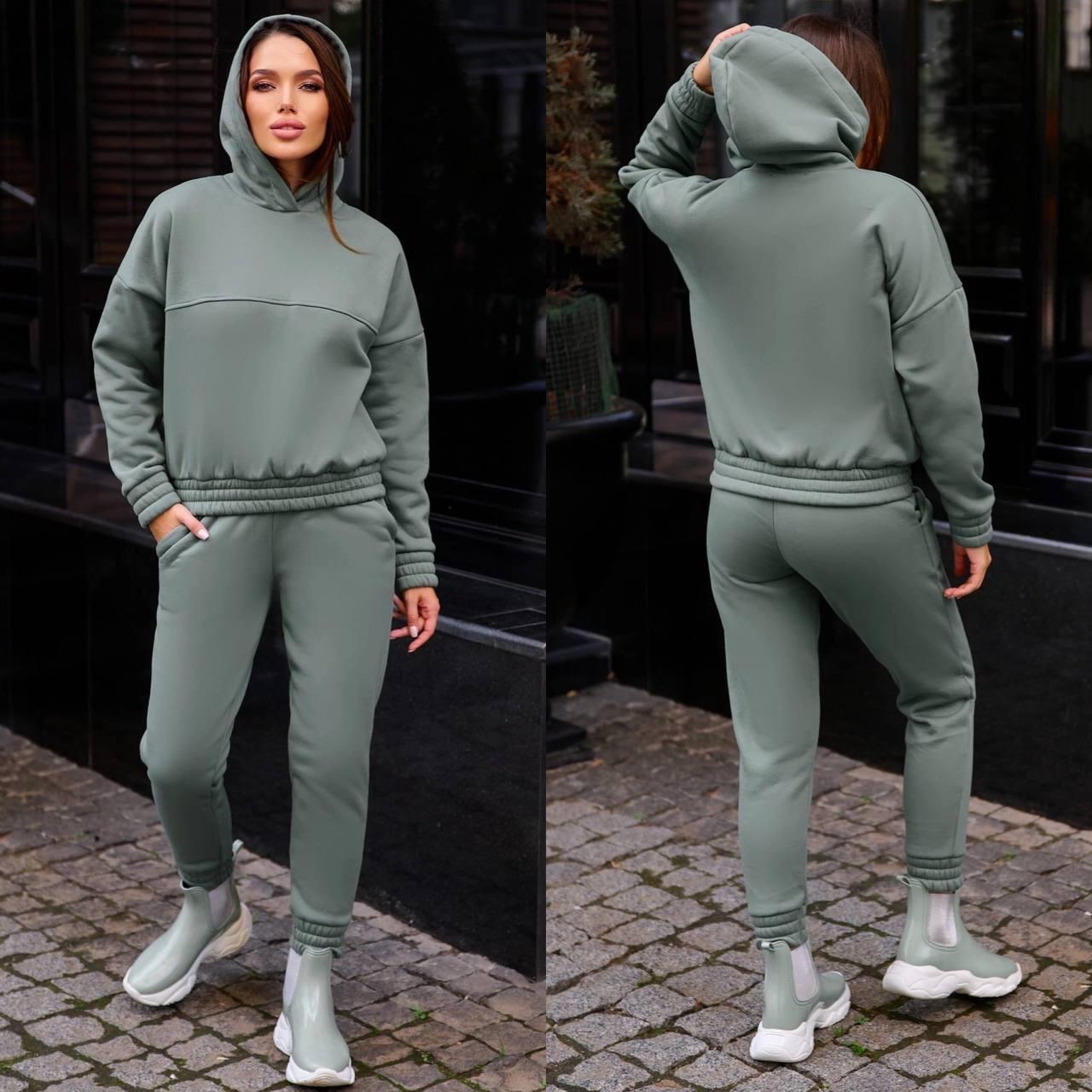 Теплий костюм із капюшоном, фото 1