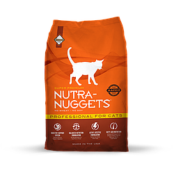 Nutra Nuggets (Нутра Наггетс) Professiona сухий корм для активних, які годують кішок і кошенят 3 кг