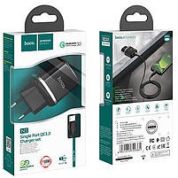 Зарядний пристрій Hoco N3 Special QC3.0 + кабель USB - Type C, фото 8