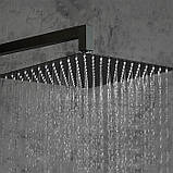 Душова система прихованого монтажу GAPPO G7117-6 Чорна матова, фото 5