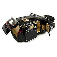 Машинка металева Lexus Лексус LM300h 2019, минивен, «AutoExpert» ,чорний, інерц., звук, світ, відкр двері., 15*7*9 см (DL - 23549), фото 6