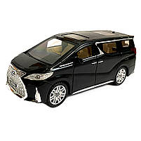 Машинка металева Lexus Лексус LM300h 2019, минивен, «AutoExpert» ,чорний, інерц., звук, світ, відкр двері., 15*7*9 см (DL - 23549), фото 7