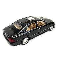 Машинка металева Toyota Royal Crown 2,5 «AutoExpert» Тойота, черний, звук, світ, інерц., відкр. двері, багаж, капот, 16*6*5 см (GT, фото 4