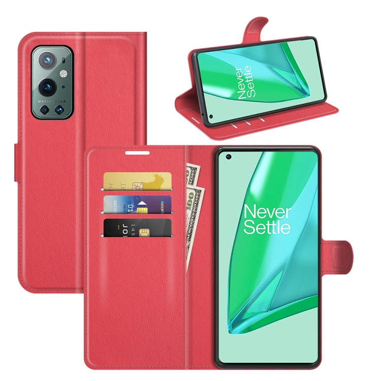 Чохол-книжка Litchie Wallet для OnePlus 9 Pro Red, фото 1