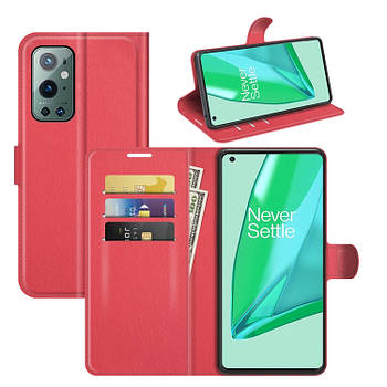 Чохол-книжка Litchie Wallet для OnePlus 9 Pro Red