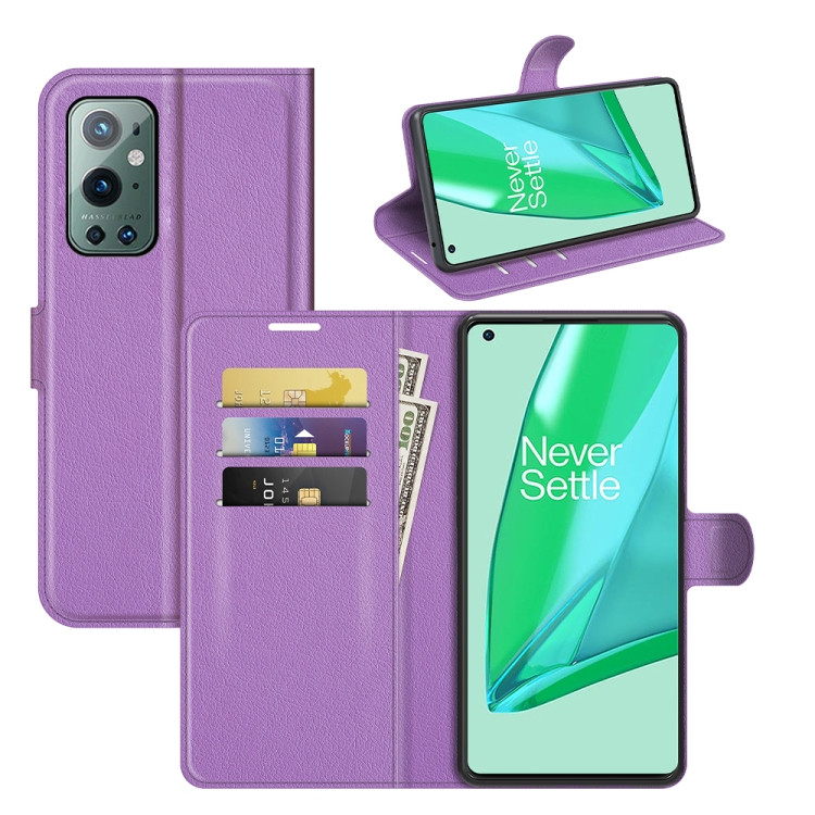Чохол-книжка Litchie Wallet для OnePlus 9 Pro Violet, фото 1