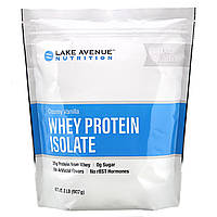 Сывороточный изолят Lake Avenue Nutrition Whey Protein Isolate 907 г ( кремовая ваниль )