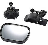 2в1 додаткове дзеркало на присосці / прищіпці, фото 3