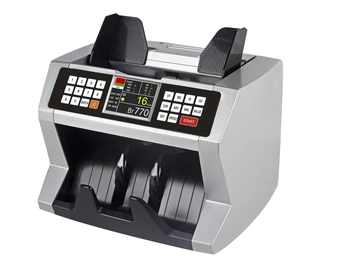 Лічильник банкнот NATIVE NV-520UV з перерахунком за номіналом, фото 1