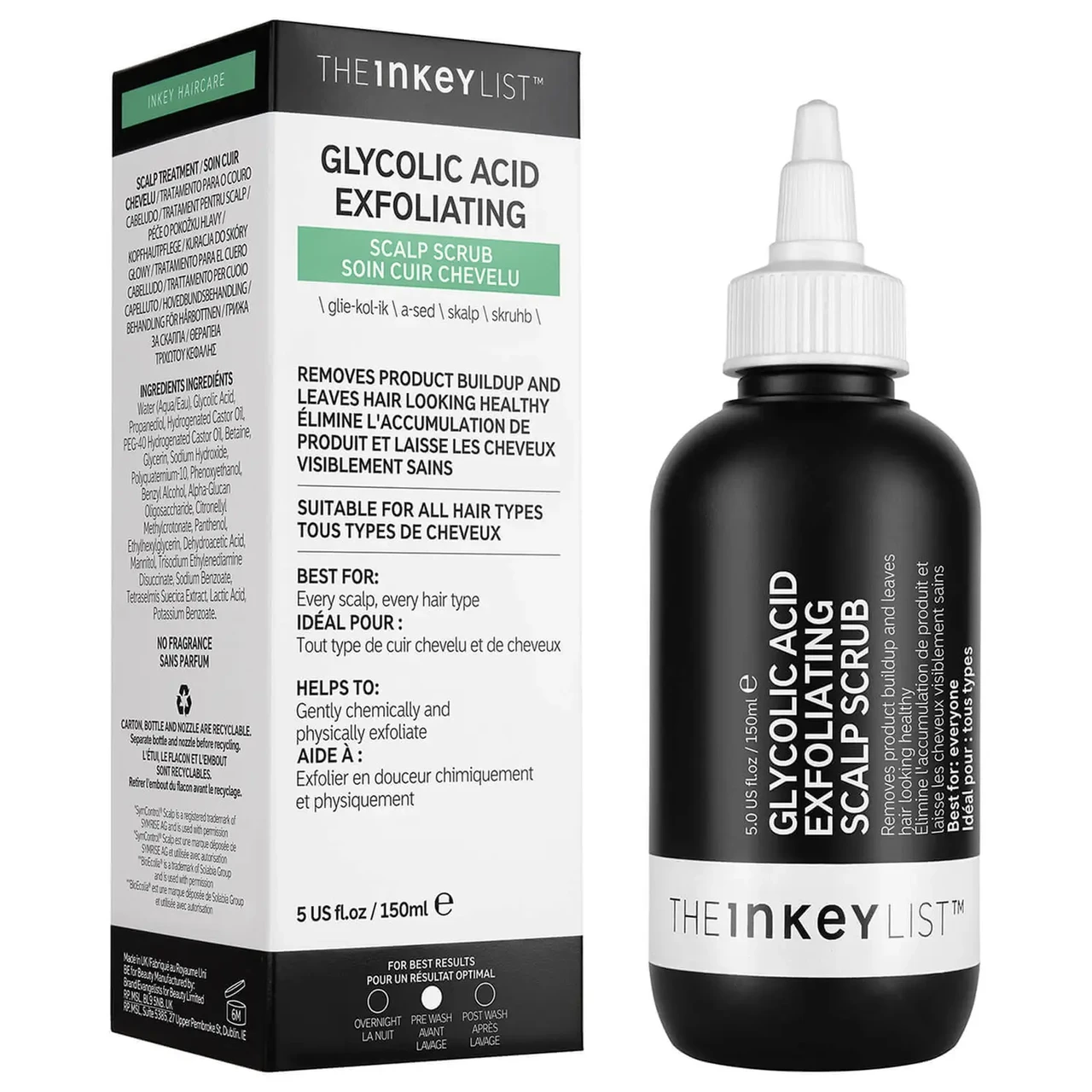 Пілінг для шкіри голови The INKEY List Glycolic Acid Exfoliating Scalp Scrub, 150 мл
