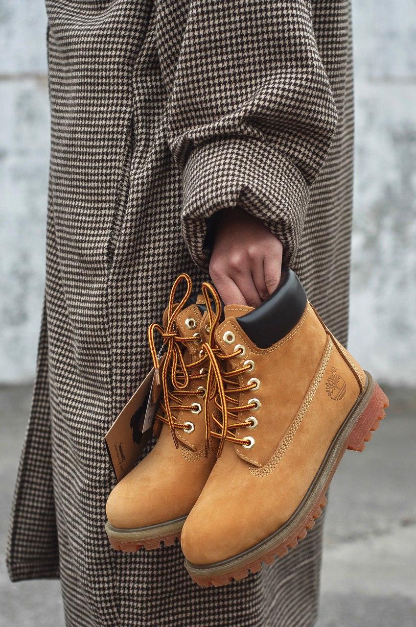 Жіночі черевики коричневі зимові Timberland Ginger (03996)