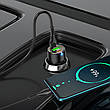 Автомобільний зарядний пристрій в прикурювач Hoco NZ6 45W 2хType-C + USB Чорний (NZ6black), фото 4